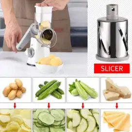 Coarse Shredder / round mandoline slicer family