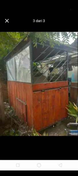 Kerangka becak jualan