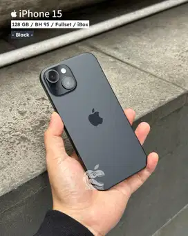 iPhone 15 128 GB iBox Black