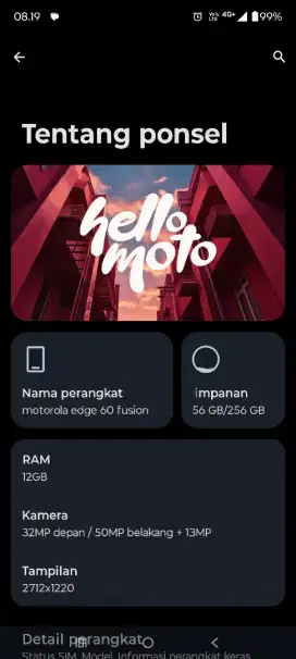 Motorola moto edge 60 fusion
