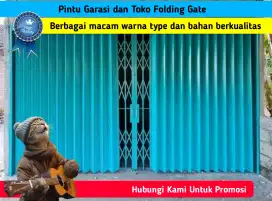 Pintu Toko dan Garasi Folding Gate Berkualitas Harga Promosi