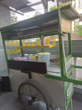 Di jual gerobak x es buah