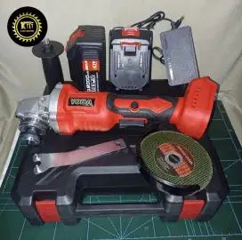 Mesin gerinda baterai YODA 88VF angle grinder cordless