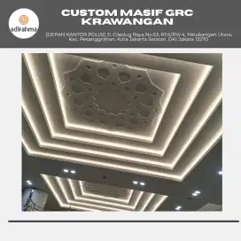 Jual Grc Krawangan Masif Terbaru Islami Ornamen dinding