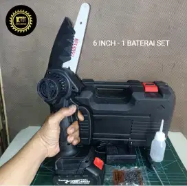 Mesin gergaji chainsaw / senso baterai KAMOLEE cordless chainsaw