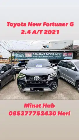 Fortuner G 2.4 A/T 2021/2022,Km 27rb