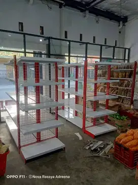 RAK SINGEL RAK DOBEL RAK MINIMARKET