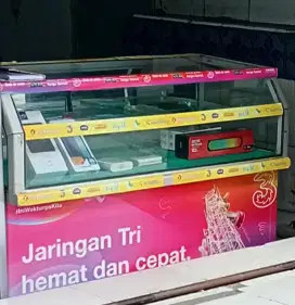 Etalase conter pulsa murah
