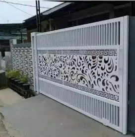 Bengkel las Lampung tralis kanopi pintu pagar gerbang tangga