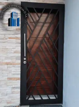 Bengkel las Lampung tralis kanopi pintu pagar gerbang tangga
