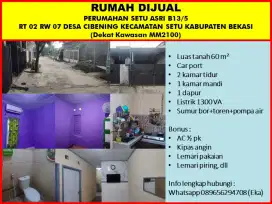 Dijual Rumah Setu Asri