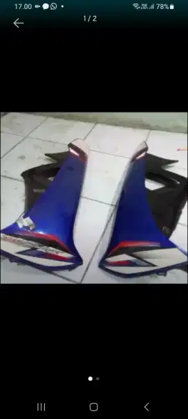 Sayap luar dalam Honda Supra Fit New Ori