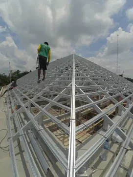 Bongkar Renovasi Atap Dgn Baja Ringan BIMA TRUSS Paling MURAH