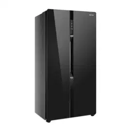 JUAL RUGI !! KULKAS POLYTRON PRS460B  KULKAS SIDE BY SIDE (boleh nego)