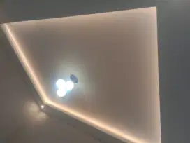 Plafond pvc dan plafon gipsum,partisi,plafon jebol,