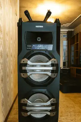 KARAOKE WIRELESS - POLYTRON PTS 2K25 BLUETOOTH SPEAKER AKTIF 12 INCH