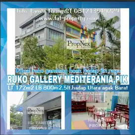 Dijual ruko gandeng hoek di Komplek Gallery Mediterania,Pantai Indah