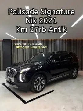 Hyundai Palisade 2.2D Signature 2021 Hitam B22RFL Km27rb