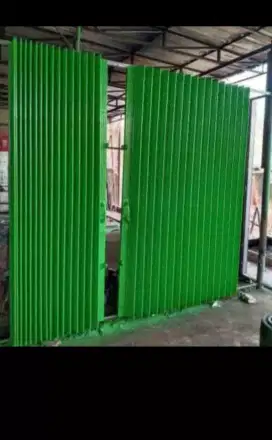 Rolling door gulung folding gate galvanis