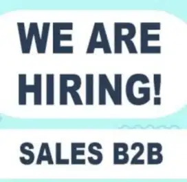 Dicari sales b2b