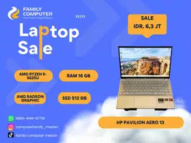 HP PAVILION AERO 13 LIKE NEW RYZEN 5-5625U|16GB|SSD 512GB|RADEON 2GB|O