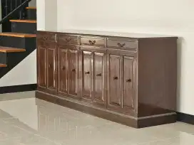 Lemari piring kayu jati antik