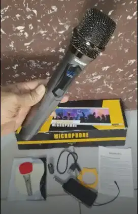Microphone / Mic Wireless merk SHURE Baru lkp Batre Charge #Citayam