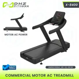 Treadmill Elektrik DHZ-X8400 Alat Fitness Gym Treadmill Commercial