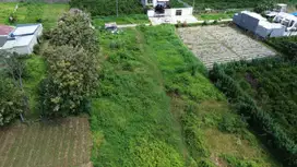 view pegunungan dan city light kota malang tanah kavling landungsari