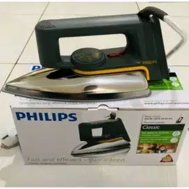 Setrika Philips Stainless HD1172 Classic Dry Iron Orginal (Model Lama)