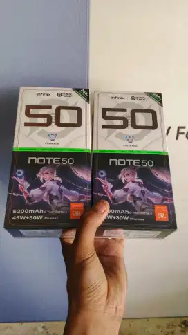 (BERMINAT WA SAJA) Infinix Note 50 8/256 baru garansi resmi 1 tahun
