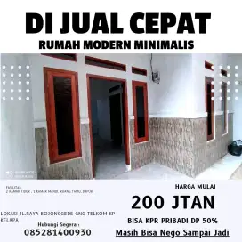 Rumah Murah Citayam Bojonggede Tipe 45