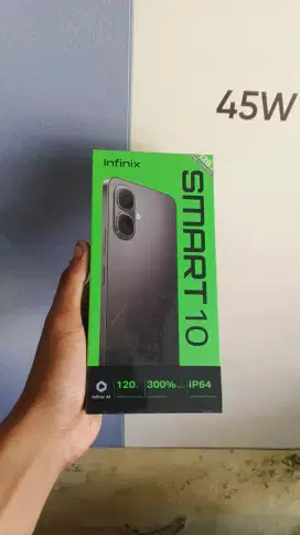 (BERMINAT WA SAJA) Infinix Smart 10 4/128 baru garansi resmi 1 tahun