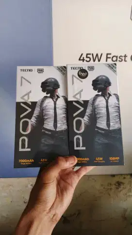 (BERMINAT WA SAJA) Tecno Pova 7 8/256 baru garansi resmi 1 tahun