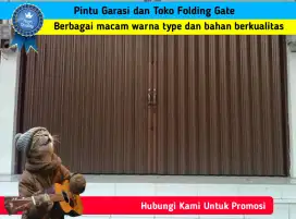 Pintu Toko dan Garasi Folding Gate Berkualitas Harga Promosi
