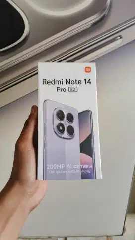 (BERMINAT WA SAJA) Redmi Note 14 Pro 5G 12/512 baru garansi resmi