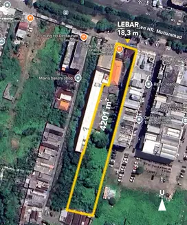 Tanah Komersial Cocok untuk Lapangan Padel, Basket, Resto, Showroom, G
