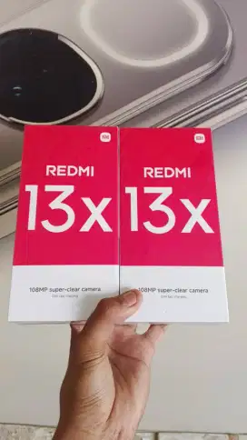 (BERMINAT WA SAJA) Redmi 13x 8/256 baru garansi resmi 15 bulan