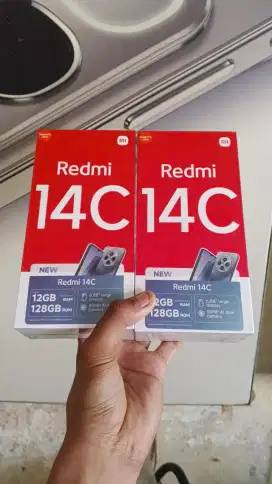 (BERMINAT WA SAJA) Redmi 14C 6/128 baru garansi resmi 15 bulan