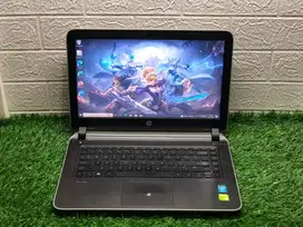 Laptop HP 14 Core i5-4210U DUAL VGA Nvidia RAM 4-128+750 Gb Siap Pakai
