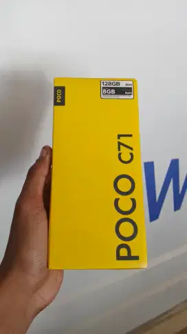 (BERMINAT WA SAJA) Poco C71 4/128 baru garansi resmi 15 bulan