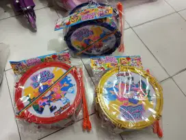 Mainan anak drum plastik kecil