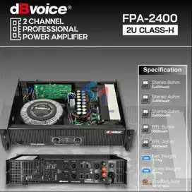 Ampli dan Mixer (Ampli DB Voice FPA 2400 dan Mixer Ashley 404i)