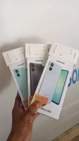 (BERMINAT WA SAJA) Samsung A06 6/128 baru garansi resmi 1 tahun