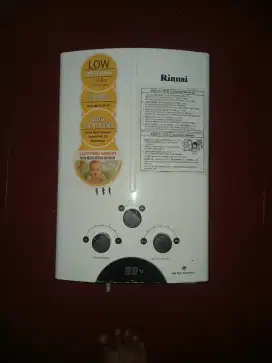Water heater gas merk Rinnai