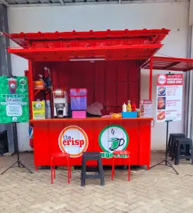 jual 2 booth kontainer