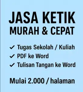 JASA KETIK ONLAIN