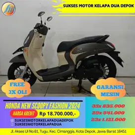 HONDA NEW SCOOPY FASHION 2024 CASH/KREDIT DP MURAH SYARAT MUDAH