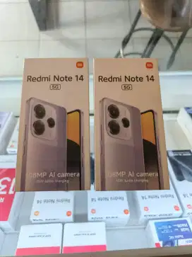 Redmi note 14 5G 8/256 New Garansi resmi TAM 15 Bulan