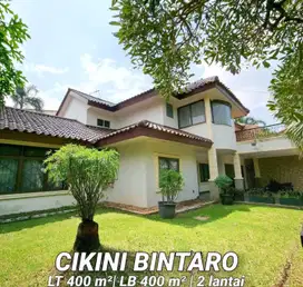 Dijual Rumah Mewah di Cikini Bintaro, Bagus, Asri, Nyaman.